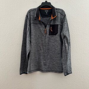 Ruff Hewn Adventure Tech Gray Quarter-Zip Pullover